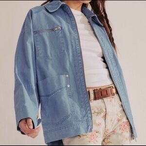 Free People We The Free Easy That Canvas Jacket NWT!!